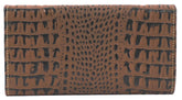 HAARLEM Women KUZE 26097 Leather Wallet Brown & Blue